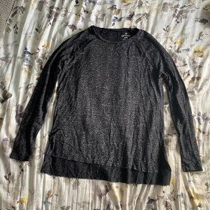 XS American Eagle Heather Black Long Sleeve